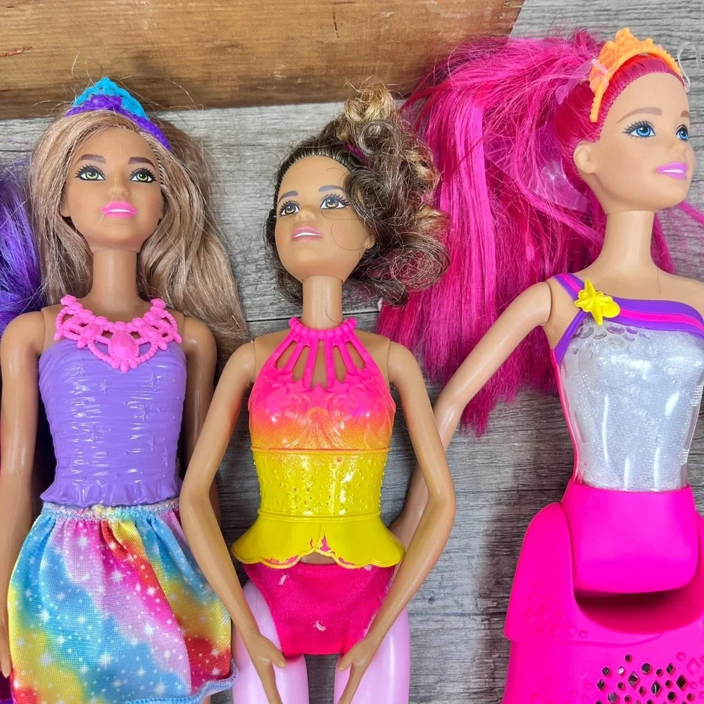Lot If 6 BARBIE DREAMTOPIA Princesses Collection‎ Good Condition